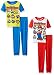 Super Mario Brothers Little Boys' Mario and Friends 4-Piece Cotton Pajama Set