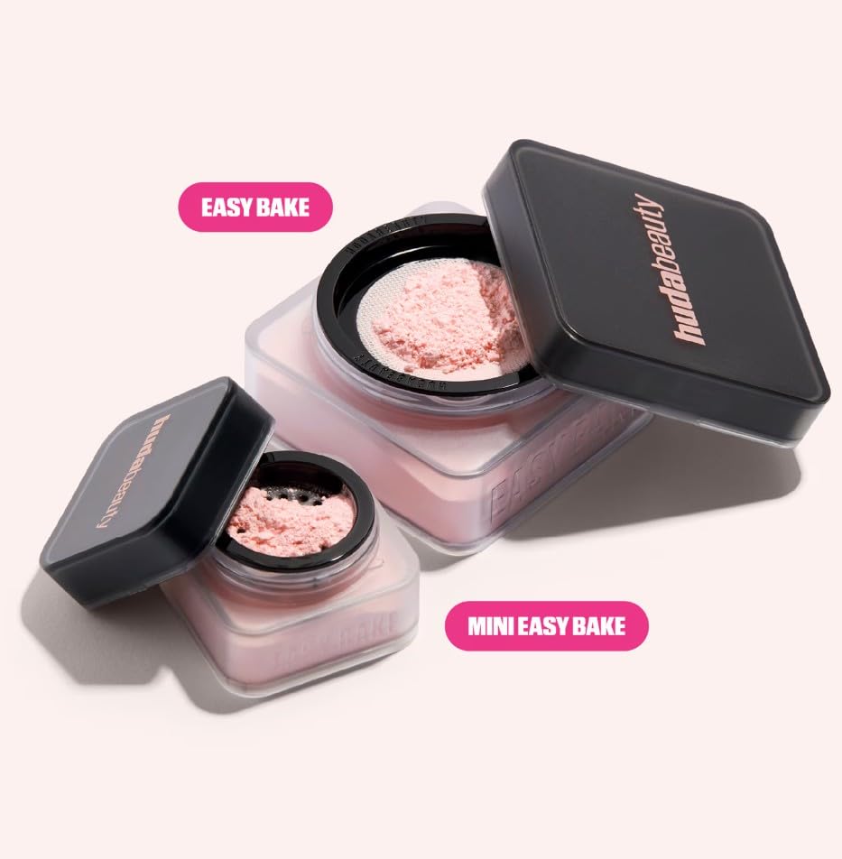HUDA BEAUTY Original | Mini Baby Bake | Loose Baking & Setting Powder | Polvos sueltos formato de viaje | 6 gramos (Travel Size) | by BELLA (SUGAR COOKIE (Tamaño de viaje), 6 g (Paquete de 1))