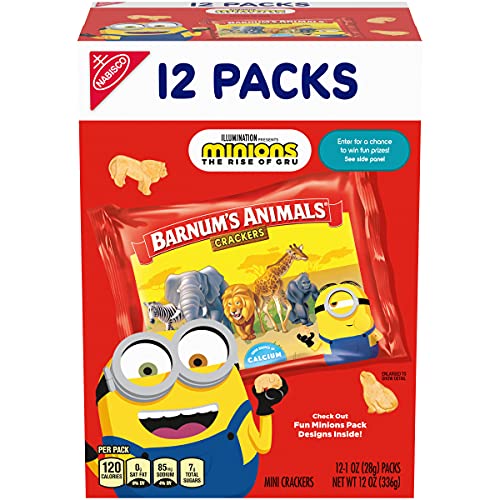 Barnum's Original Animal Crackers, 12 Snack Packs