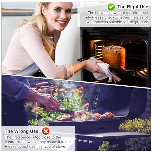 Boutons de commande universel pour cuisinière Jetec lot manettes de remplacement four - 8