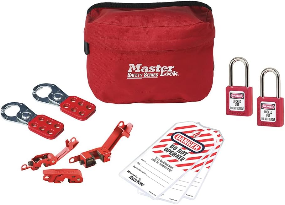 MASTER LOCK Compact Safety Lockout Pouch, Electrical