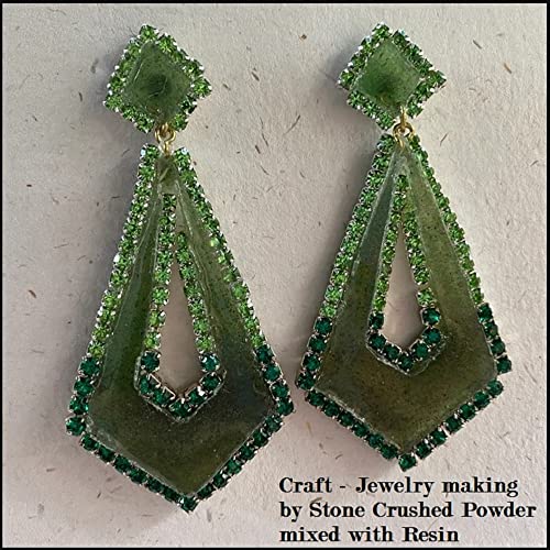 Green Chalcedony Crushed Powder, 400 CT