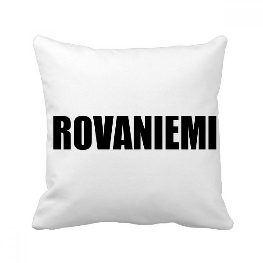 Coussin Rovaniemi Finlande 40x40 cm pour déco canapé salon