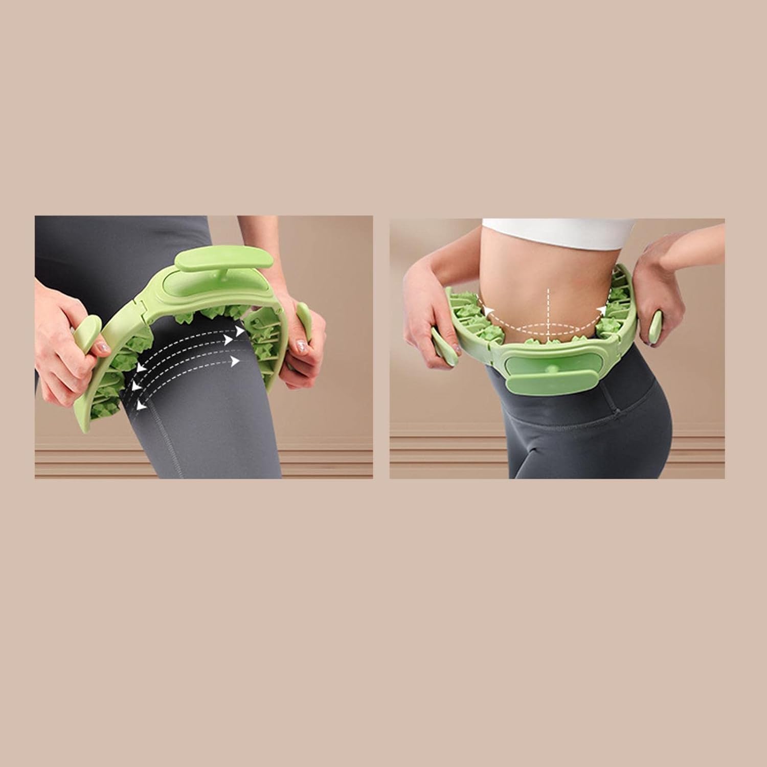 Leg Massage Roller Point Massager Telescopic Adjustment Lightweight Durable White Green| Massage | Massagers