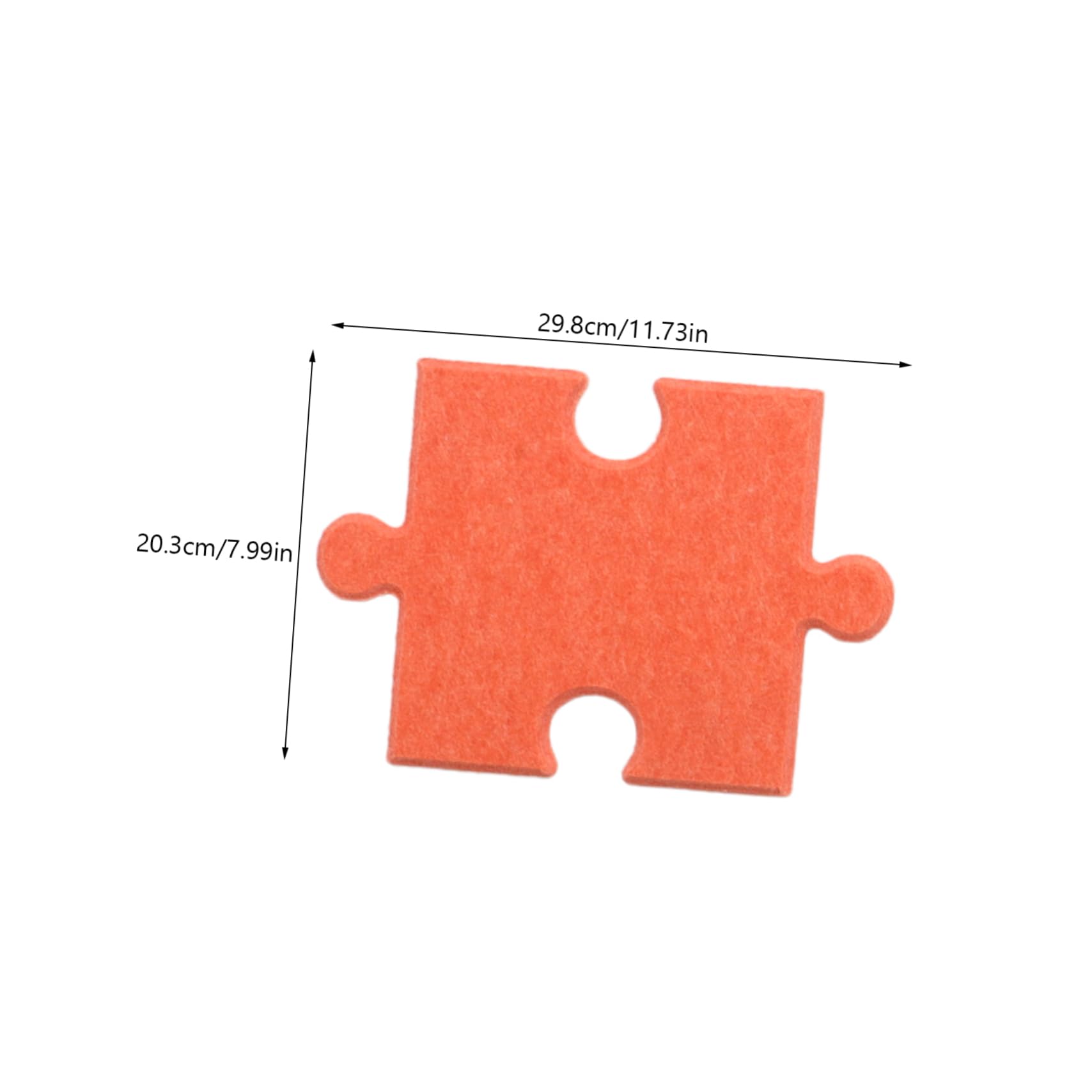 Hemobllo 10 Selbstklebende Filzplatten im Kreativen Puzzle Design aus Polyester für Vielseitige Wanddeko im Kinderzimmer und Büro Wandpolster Wandaufkleber Satz