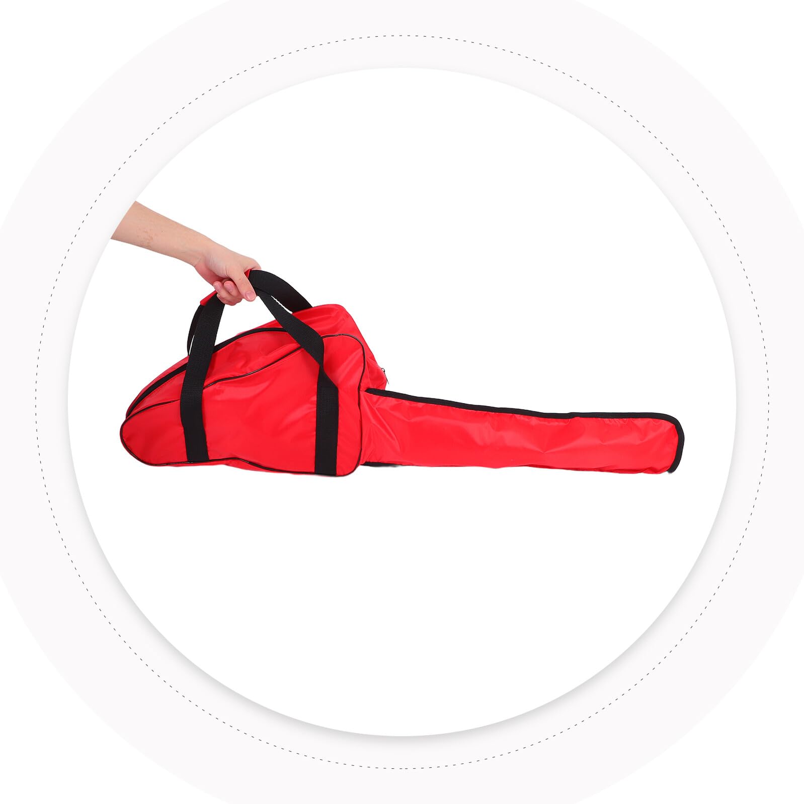 Zerodeko Borsa Porta Attrezzi Oxford 20" con Maniglia Ergonomica Custodia Portautensili per Motosega Resistente Organizer Compatto per Uso Professionale e Domestico