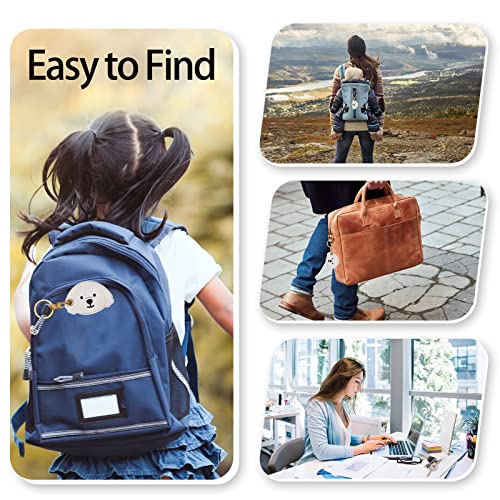 Image of Leather Keychain Case Holder Compatible with Apple AirTag, GPS Airtag Keychain Finder Tracker with Key Ring, Anti-Scratch Protective Air Tag Cover | Leather