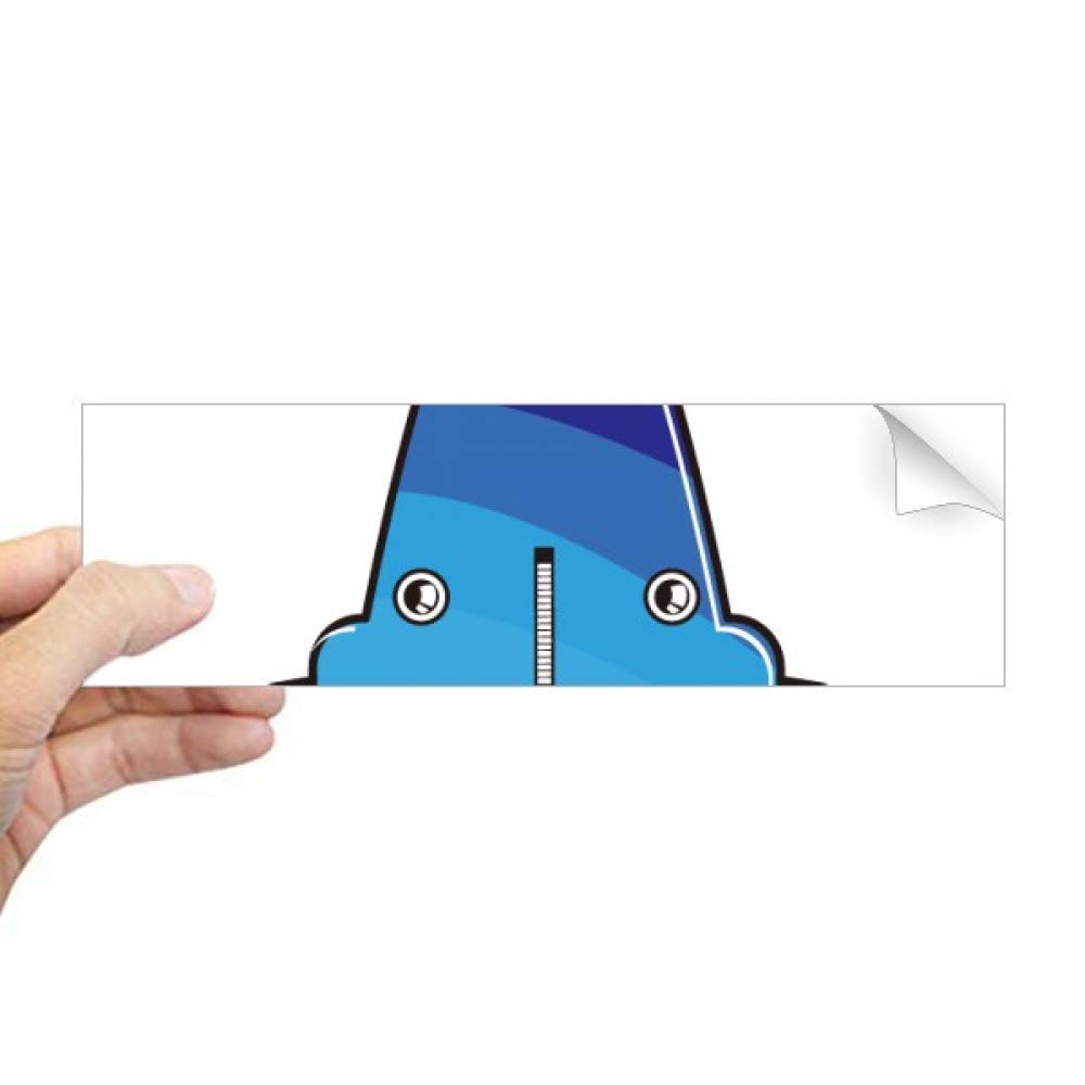 Sticker fenêtre monstre bleu et univers pour masquer le vis-à-vis avec style