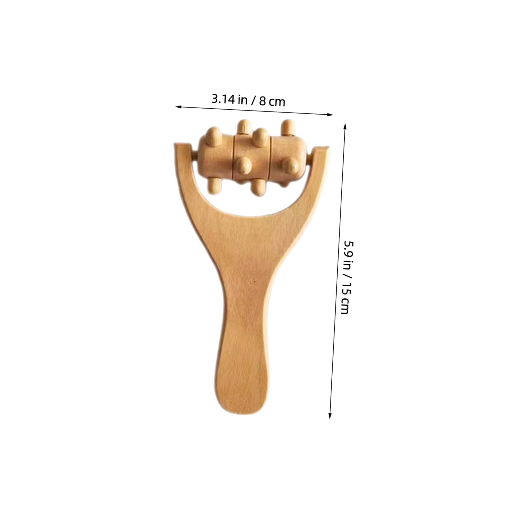 Beaupretty Herramientas de Masaje de Madera 8 Piezas Rodillo Rodante para Pies Espalda Cuello Pies Y Brazos