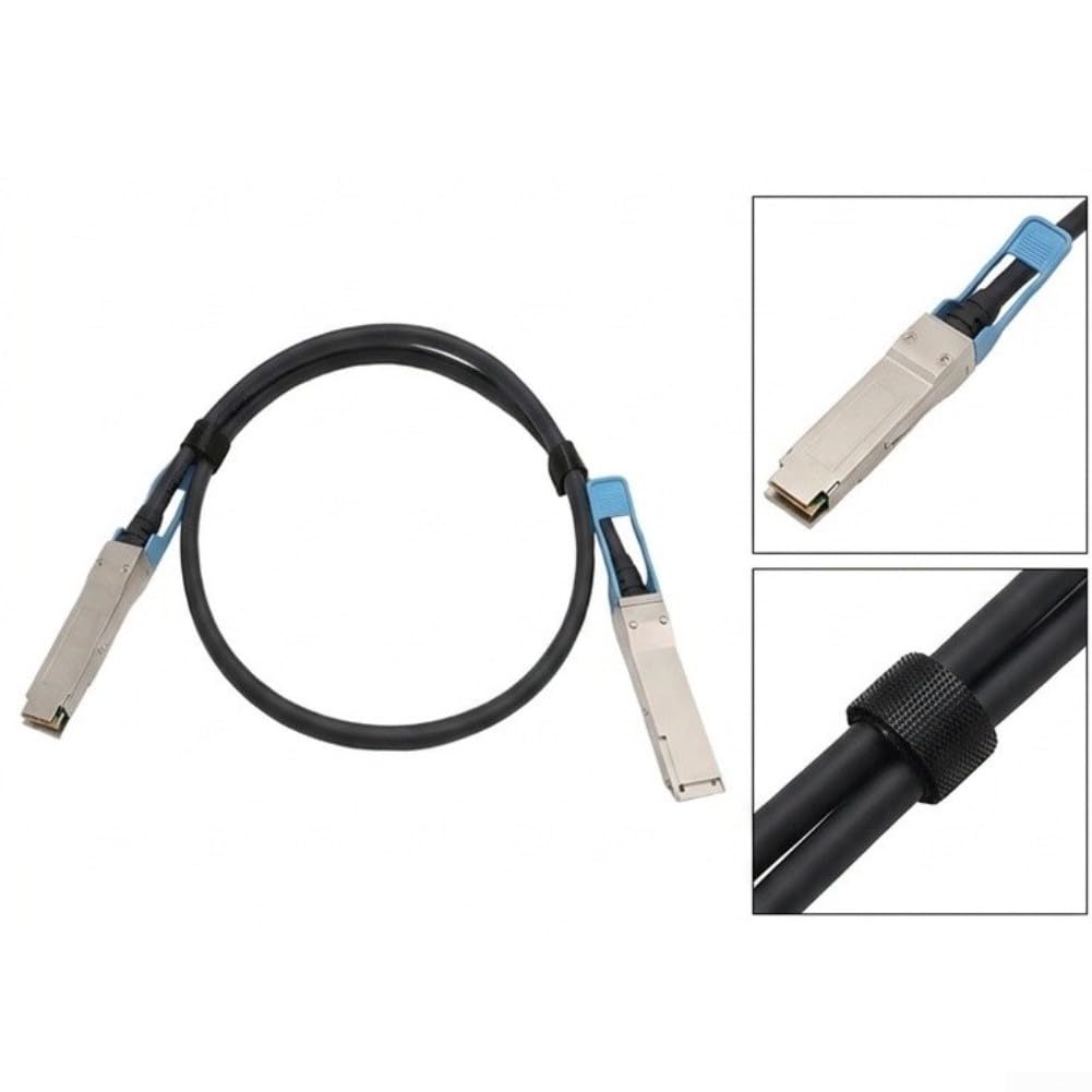 Cable QSFP28 de aleación de zinc de 30 AWG para un cable QSFP28 de