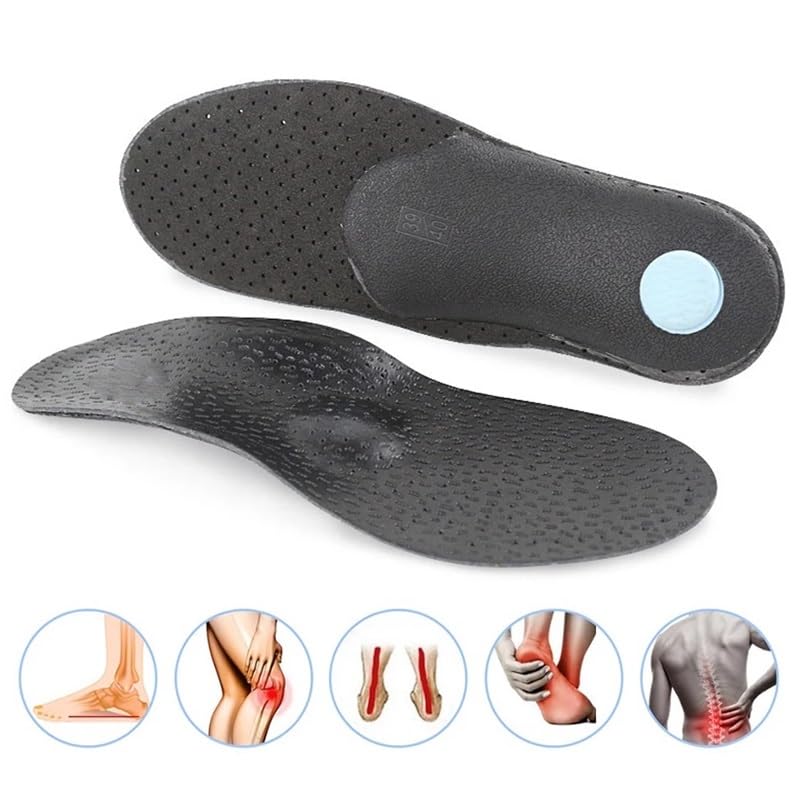 Semelle orthopédique en cuir PU et support de chaussures anatomique