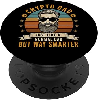 BITCOIN BTC CRYPTOCURRENCY SATOSHI PopSockets Adhesive PopGrip