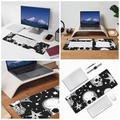 Tapis de souris de jeu 80x30 cm imperméable fournitures de bureau design punk - 7
