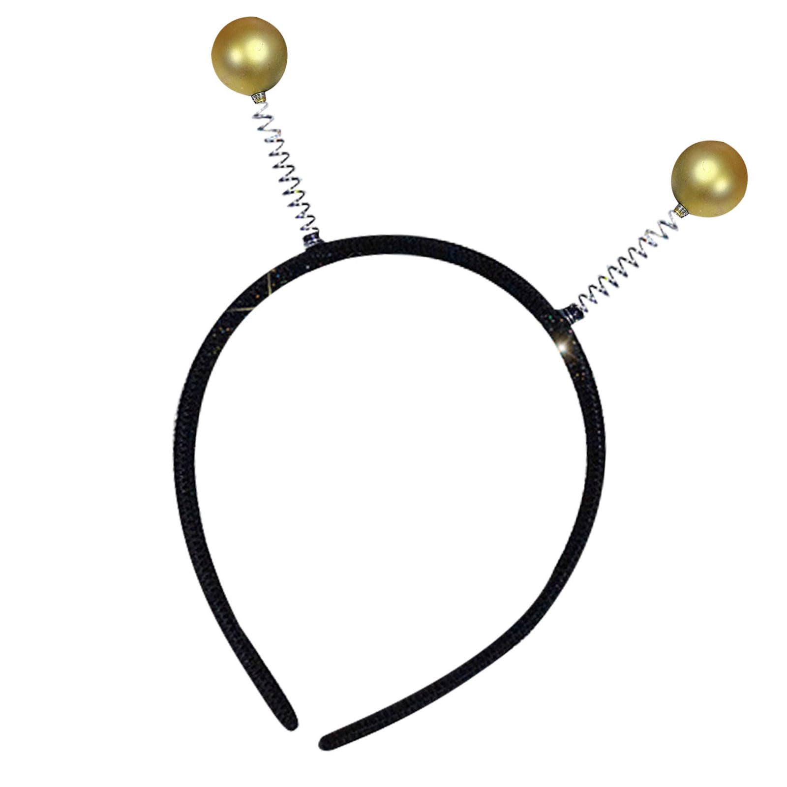 YUXITA Elastic Spring Ball Hairband For Women And Girls NonSlip Comfortable Hairhoop Daily Use and Christmas Hair Accessory