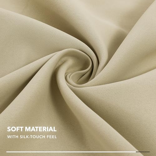 Image of Deconovo Blackout Curtain Panel for Glass Door Living Room 84 Inch