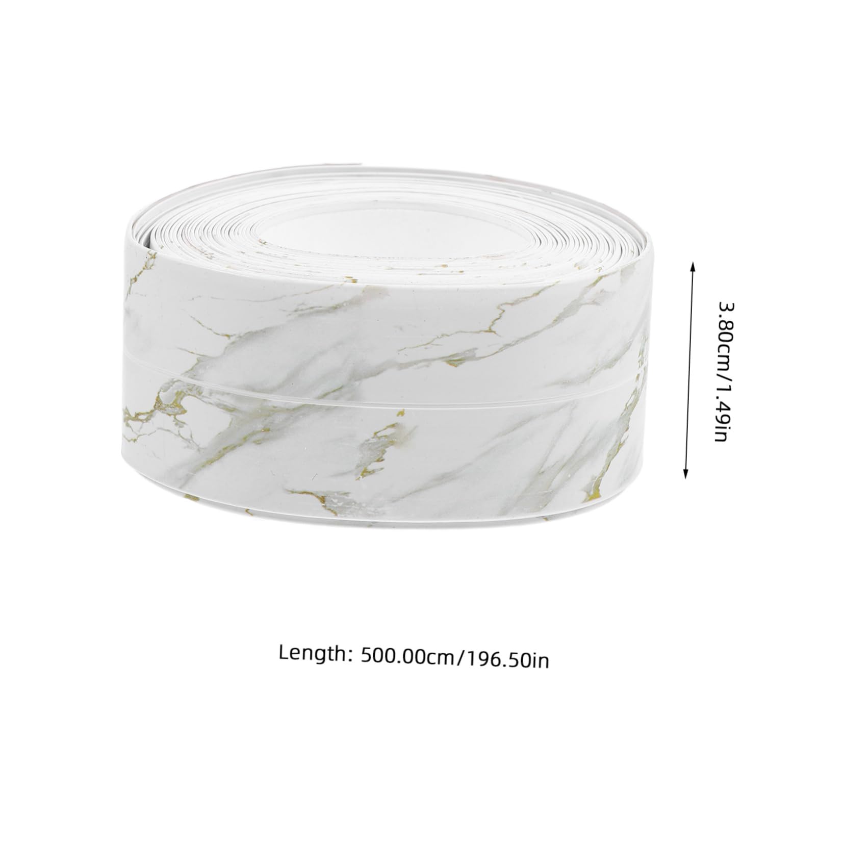 MUCKLILY Versatile Caulk Tape for Home Decor Self-Adhesive Bath Tub Sealing Strip 17.39ft x 1.5in Easy Application