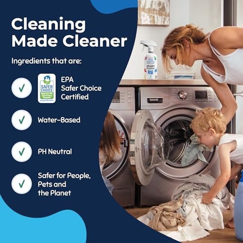 Image of Miss Mouth's Messy Eater Stain Treater Spray - 16oz Stain Remover - Newborn & Baby Essentials - No Dry Cleaning Food, Grease, Coffee Off Laundry, Underwear, Fabric