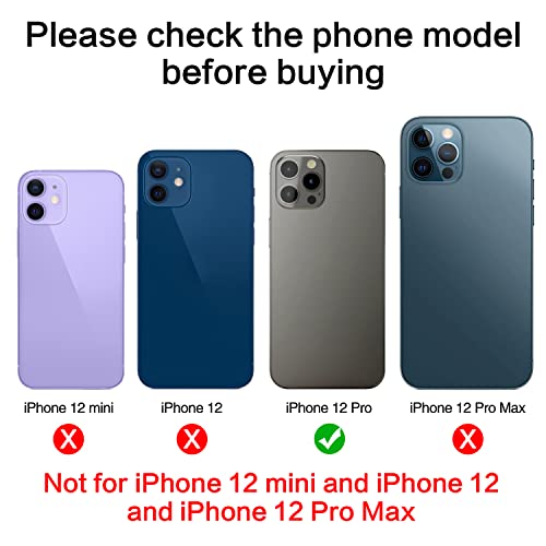 2Pcs Asdawn Back Rear Camera Lens Glass Replacement For Iphone 12 Pro 6.1 Inches With Pre-Installed Adhesive,Back Lens Glass With Installation Manual + Repair Tool Set #TOP1