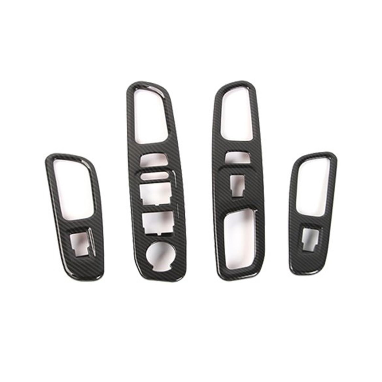 for Jeep for Renegade 2016 Up Interior Steering Wheel Decoration Gear Protective Central Control ABS Cover Stickers Car Interior Mouldings(Window Lift)
