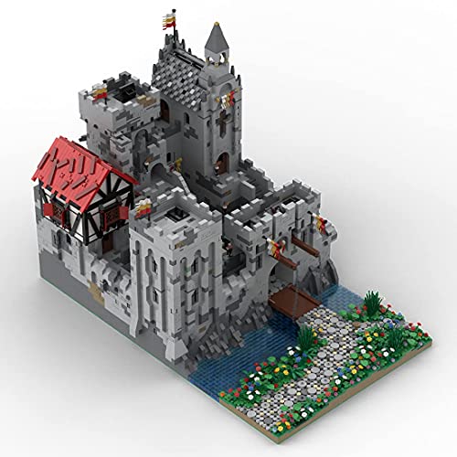 ZRY Modular King Castle Modell, 12323+PCS MOC-45559 Große Highstone Festung Architektur Bausteine Kit Kompatibel mit… – Bild 4
