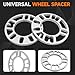 LUJIANI 4 Pack Universal Wheel Spacers, 0.39