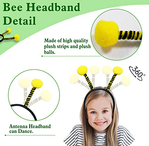 Disfraz infantil de abeja con alas y antenas para niños miniatura 5