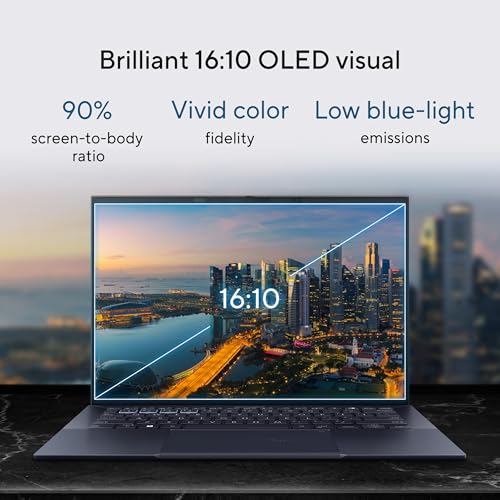 Image of ASUS ExpertBook B9 OLED, Intel vPro Essentials with Intel Core 7 Processor, 16GB LPDDR5X RAM, 512GB NVMe PCIe 4.0 SSD, Wi-Fi 6E, Windows 11 Pro, Star Black, B9403CVA-XVE74