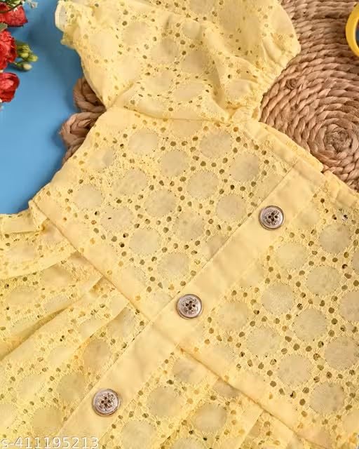 Image of Summer and all seasons girl and baby girl cotton dress |||Girl dress summer