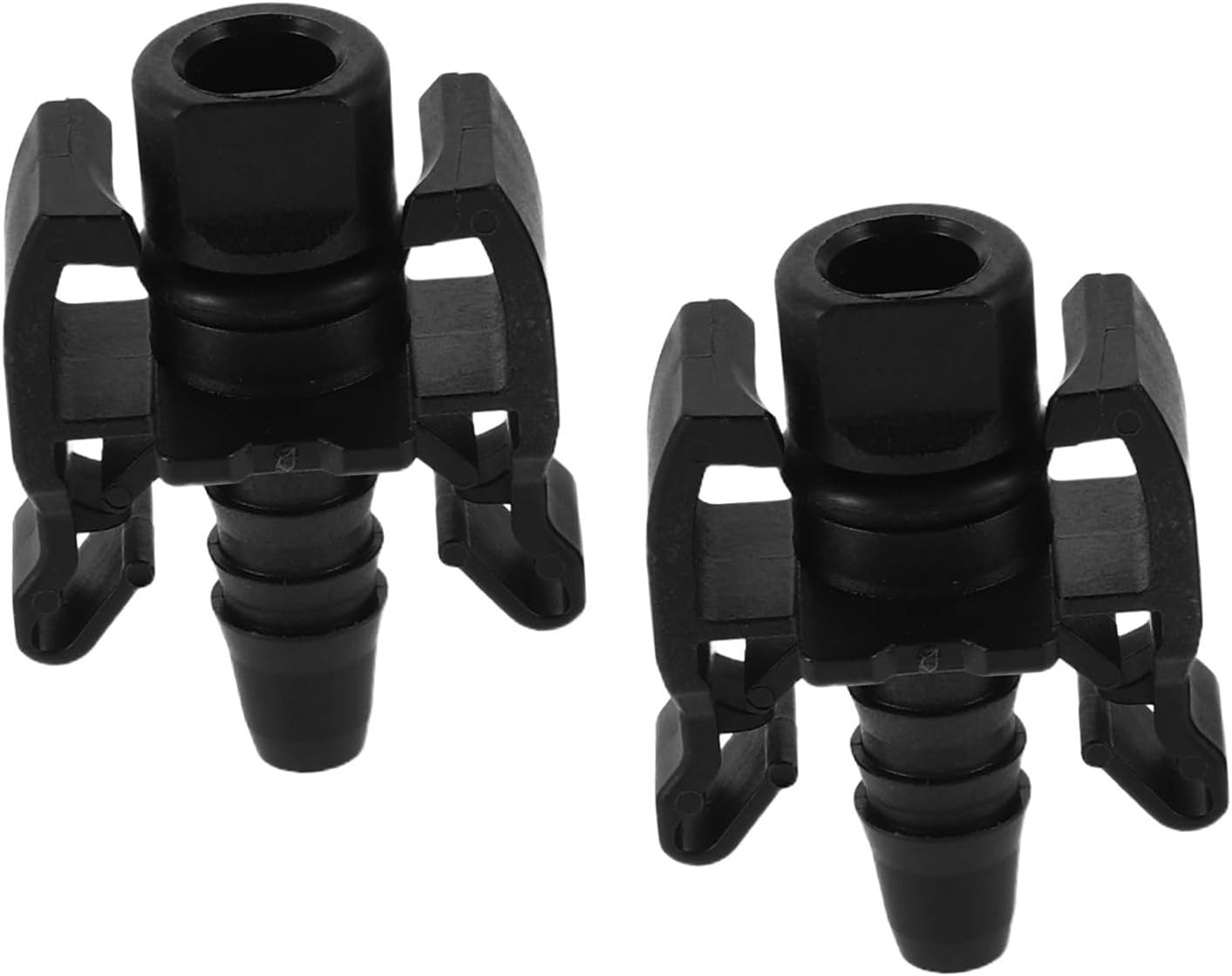 2pcs Quick Connect Cooling System Hose Fitting Water Coolant Connector for Car Thermostat Housing Heater Outlet Tube Adapter