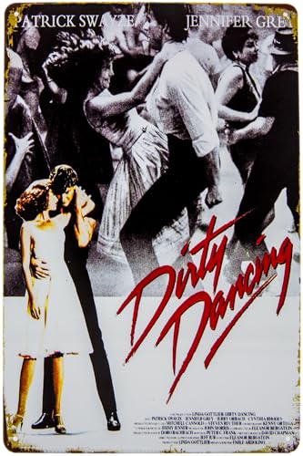 30 x 20 cm - Retro Blechschild, Vintage Schild passend für Dirty Dancing Fans und Liebhaber, Deko Schild (Tanz, Tanzen)