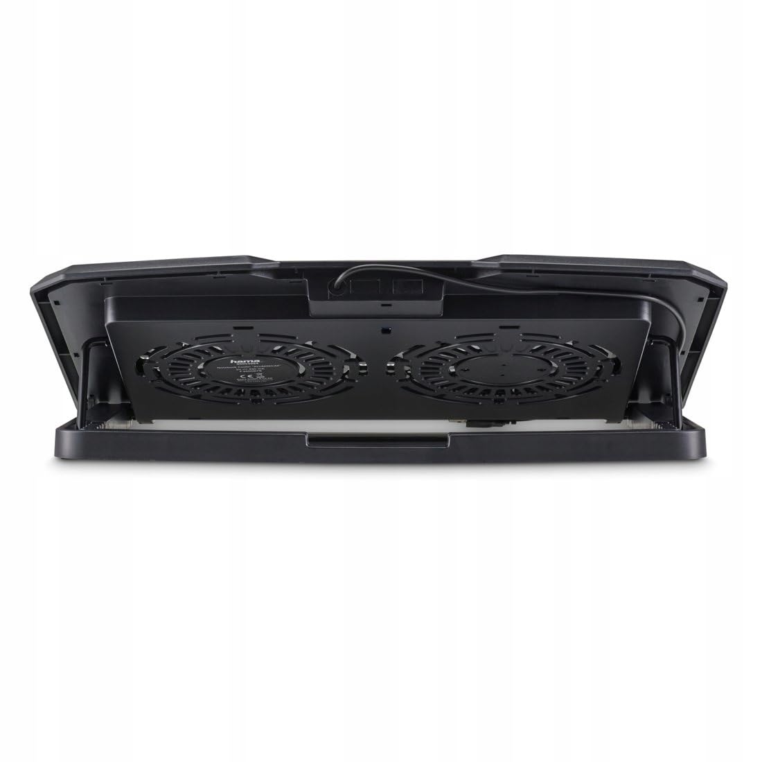 Hama Raffreddatore per laptop in alluminio, inclinabile, silenzioso, 2 ventole, fino a 40 cm, nero
