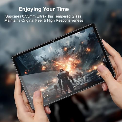 Image of SupCares Tempered Glass for OnePlus Pad Lite (11 Inch) With Installation Kit | Military-Grade Gorilla Screen Protector | Edge to Edge Coverage | Transparent