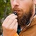 Survival Frog Tough Electric Lighter 2.0 - Waterproof & Windproof Lighters - Flameless Top-Facing Dual Arc Plasma, USB Rechargeable w/Built-in Flashlight, Camping, Survival Fire Starter (Black)