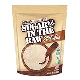 Sugar In The Raw Organic White Granulated Sugar, 24 oz. Bag, Fair Trade & USDA Organic Certified Granulated Cane Sugar, Non-GMO Project Verified, Kosher, Vegan and Gluten Free