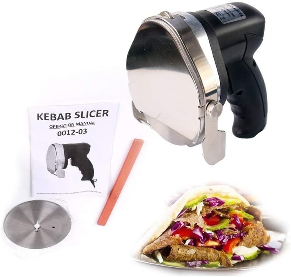 Electric Kebab Slicer Electric Kebab Knife Portable Electric Carving Knives Kebab Meat Slicers Cleaver Machine Handheld Turkish Kebab Knife