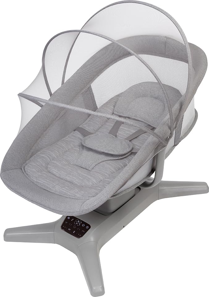 Mastela Swing X Multi-Motion Baby Cradle, Dark Grey