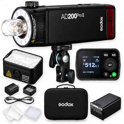 Godox AD200 Pro II AD200Pro II AD200ProII 200Ws TTL Pocket Flash, HSS