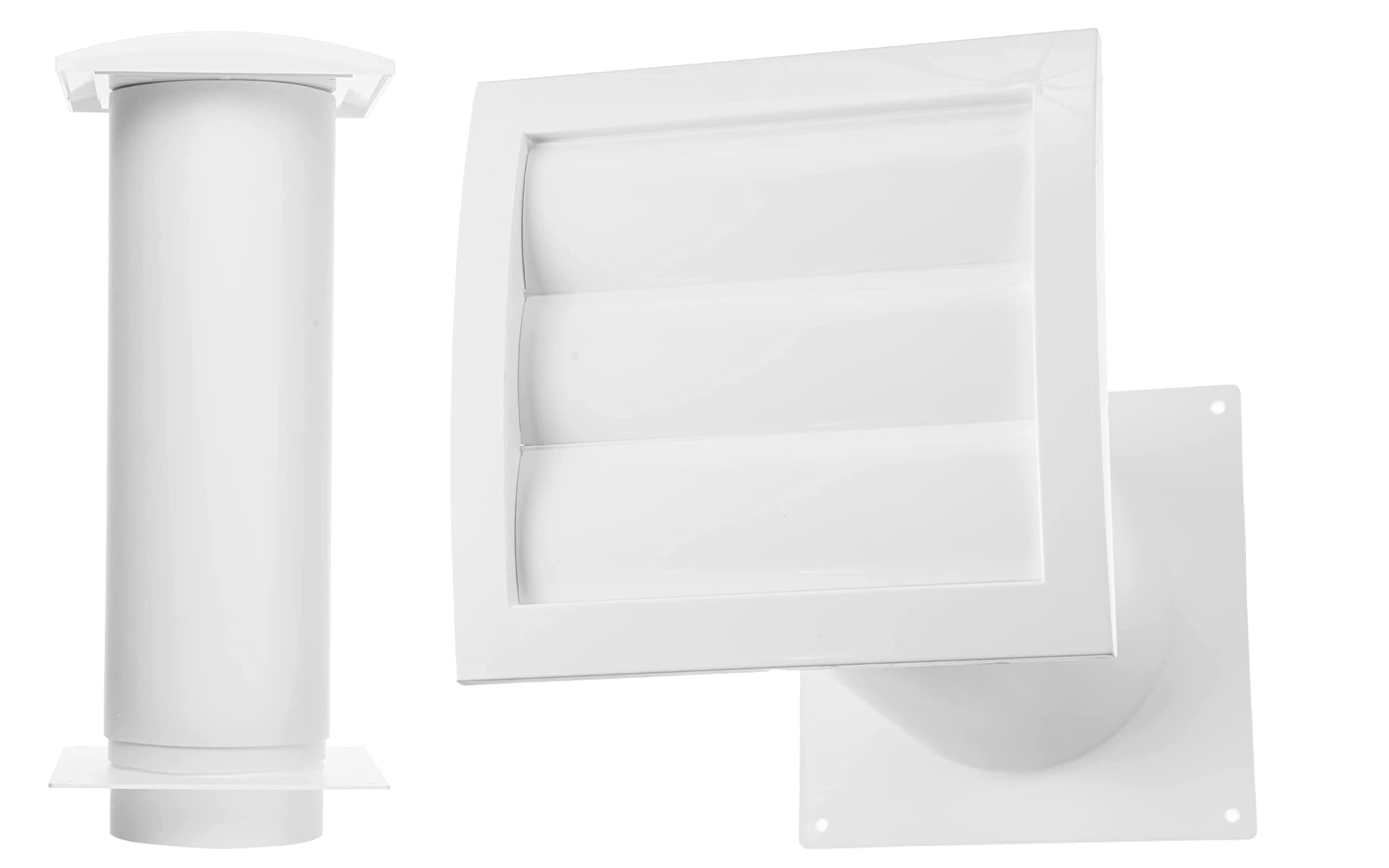 Buy Vent Systems 4'' Inch Plastic Adjustable Through Wall Ventilation