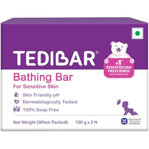 Tedibar Baby Moisture Bar 100x2g Pack