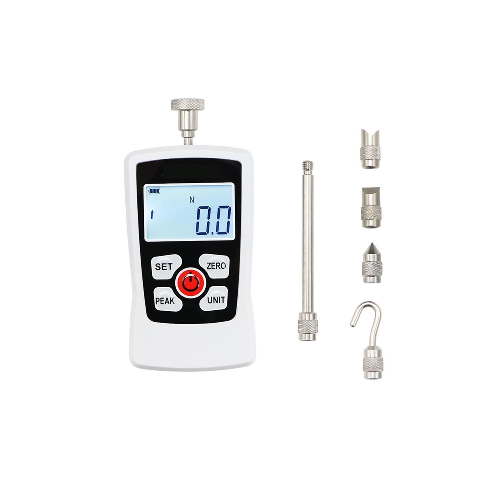 OLAQWENB Torque Wrenches Digital Force Gauge Push Pull Portable Meter with Units N/LB/Kg/Oz, Auto Backlit LCD,Power-Off Precision Torque Wrench(300N)