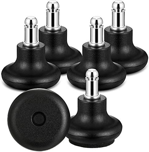 Miniatura 5 de Outus 5 piezas Bell Glides de repuesto para silla de oficina, tapón, silla de oficina, ruedas giratorias, taburete con almohadillas autoadhesivas