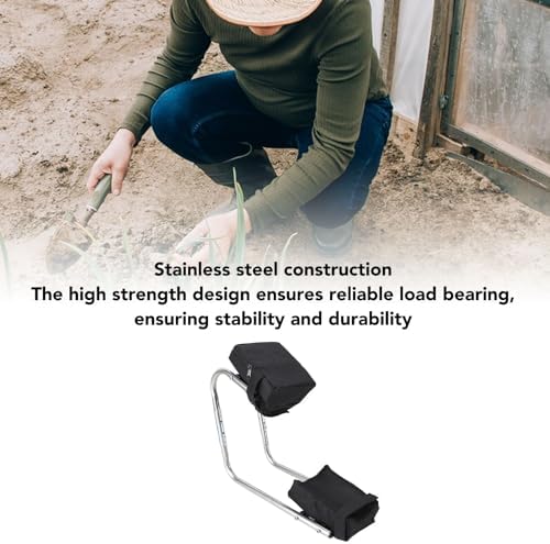 Knee Seat, Kneeseat Labor Saving Knee Seat for Garden, Knee Seat Brace Stainless Steel Kneeseat Construction Kneeseat Ks Ergonomic Knee Ankle Support Gardening Tool
