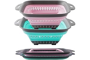 Collapsible Colander Set: Kitchen Revolution for Effortless Food Prep