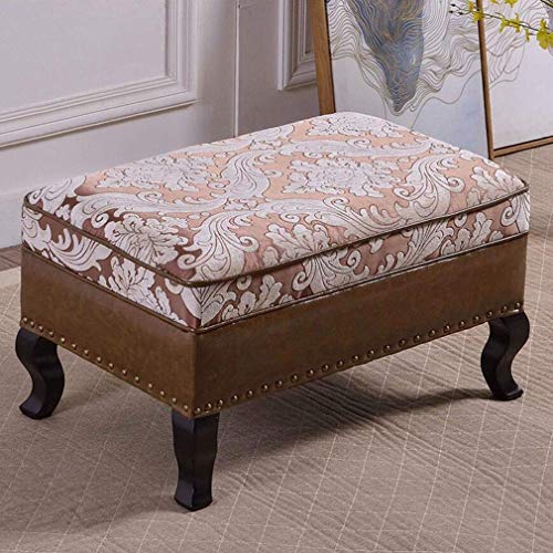 Taburete de tela nórdica banco de sofá y asiento de cama de 70cm A03 2