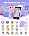 JOYJAM Phone for Kids Age 3-8, 3.5'' Touchscreen Kids Smart Phone for Girls Christmas Birthday Gifts, Learning Toy Phone with Dual Camera, ABC Learning, Habit Tracker for 3 4 5 6 7 8 Year Old