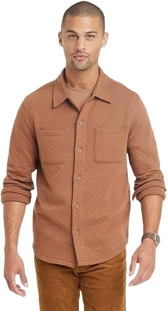 Goodfellow & Co Mens Knit Shirt Jacket -