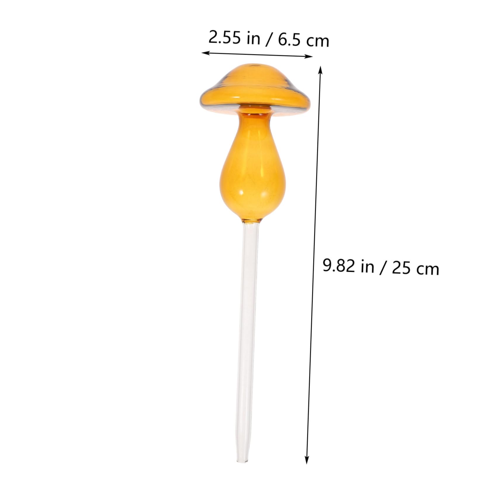 Abaodam Glass Mushroom Watering Device Self-Watering Plant Globes for Office Merchandise Random