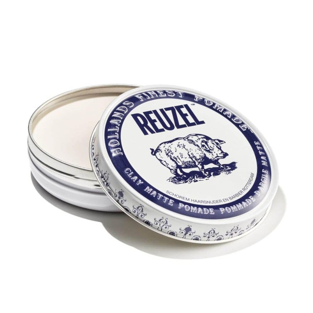 Reuzel Pomata Capelli Argilla Opaca - Cera Concentrata da Uomo Naturale e Organica - Prodotto Vegano per Definire e Ispessire, Facile da Applicare e Rimuovere - Fragranza Originale - 340 g