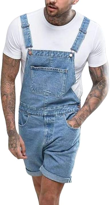 Jeans Heren Short met Verfspatten en Old Look - Black-Leo.nl