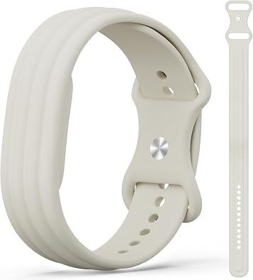 Silicone Strap Compatible with Google Fitbit Air Band | Adjustable Sport Wristband for Fitbit Air Bands Accessories for Women Men, Sweatproof & Water Resistant, Soft & Breathable